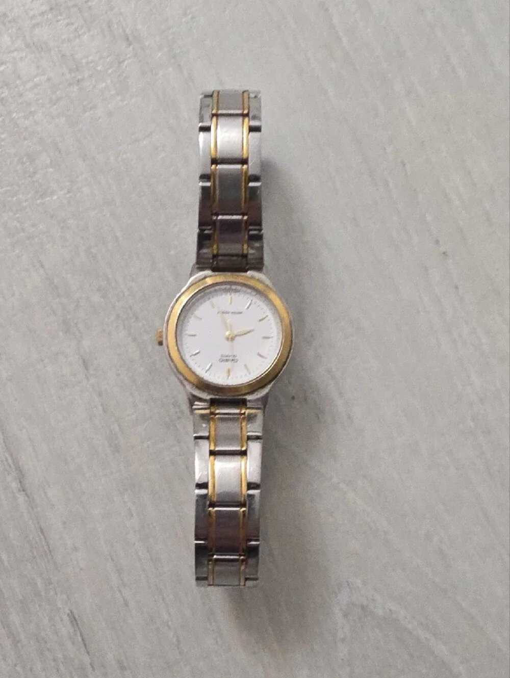 Casio Two-Tone Men’s Bracelet Watch - Silver & Gold